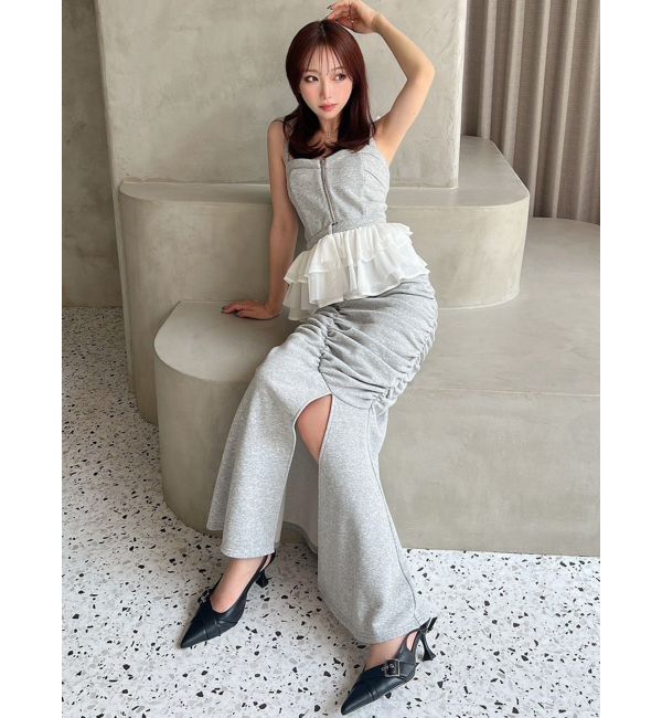 RESEXXY「ギャザーマーメイドスカート【セットアップ着用可能】」|スカート|