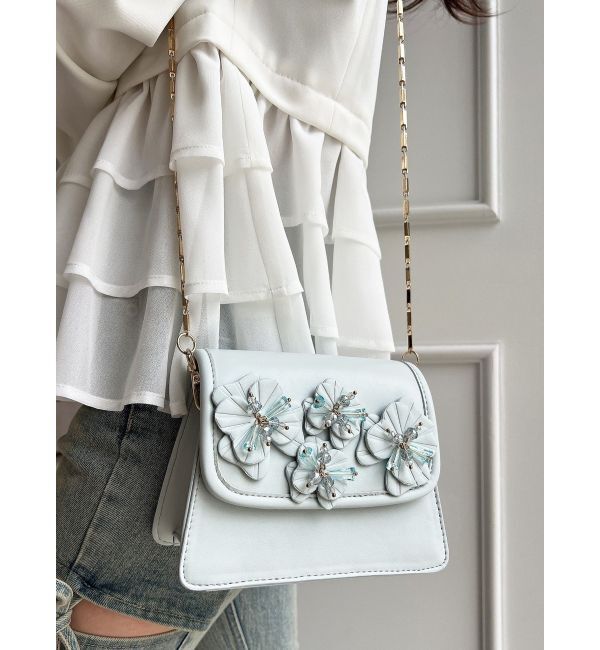 RESEXXY「フラワーモチーフコンパクトバッグ」|ショルダー・メッセンジャー|