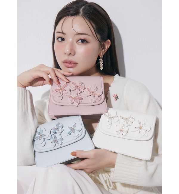 RESEXXY「フラワーモチーフコンパクトバッグ」|ショルダー・メッセンジャー|