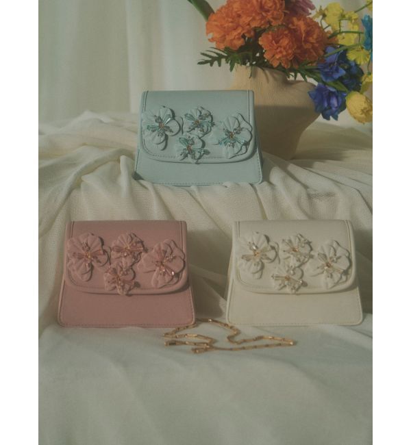 RESEXXY「フラワーモチーフコンパクトバッグ」|ショルダー・メッセンジャー|