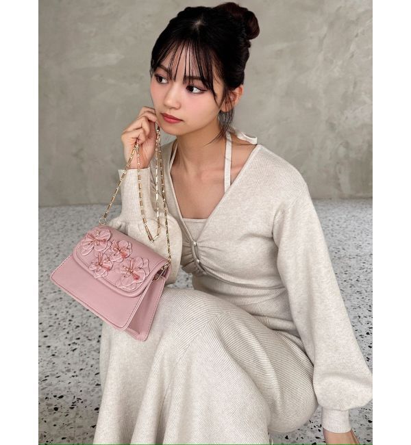 RESEXXY「フラワーモチーフコンパクトバッグ」|ショルダー・メッセンジャー|