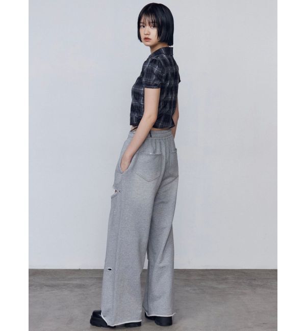 EMODA「ストリングリボンジップシャツトップ」|Tシャツ・カットソー|