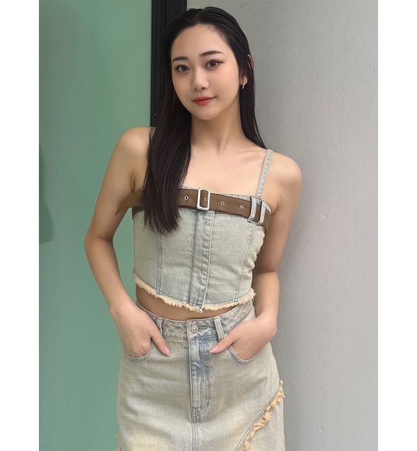 MURUA「【セットアップ対応】デニムビスチェ」|その他|