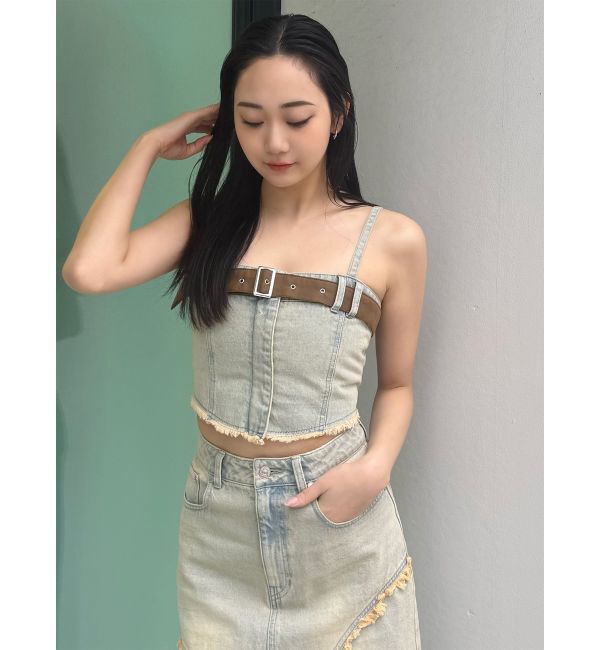 MURUA「【セットアップ対応】デニムビスチェ」|その他|