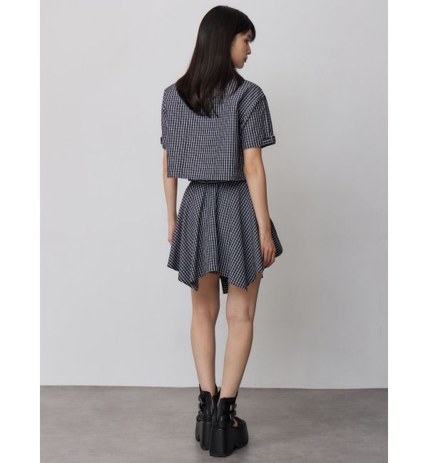 MURUA「【セットアップ対応】ZIPハーフスリーブシャツ」|シャツ・ブラウス|