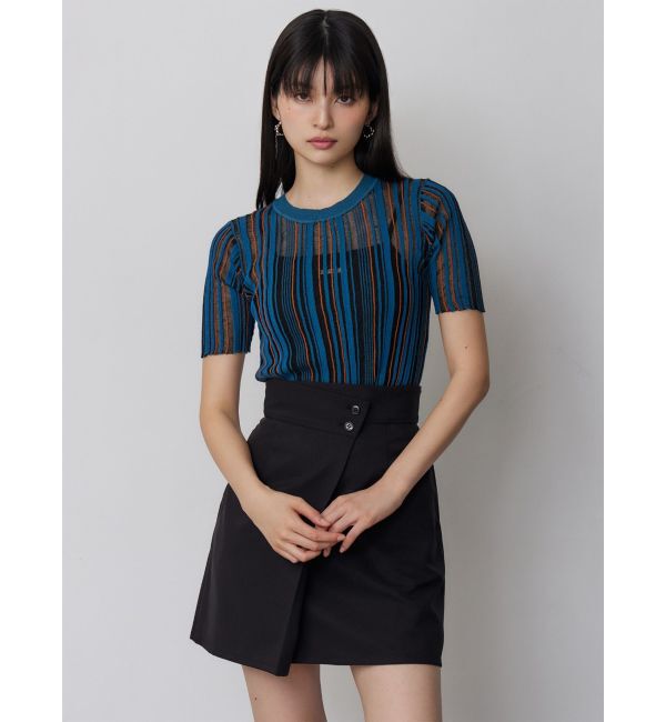 MURUA「【セットアップ対応】ラップライクミニスカート」|スカート|