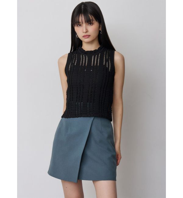 MURUA「【セットアップ対応】ラップライクミニスカート」|スカート|