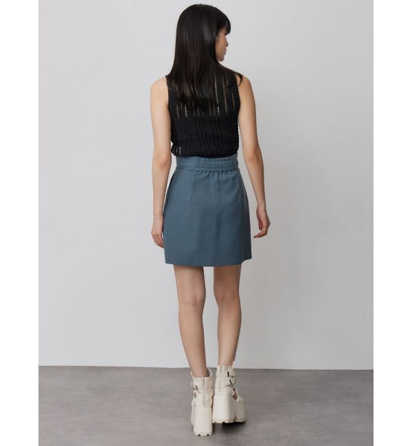 MURUA「【セットアップ対応】ラップライクミニスカート」|スカート|