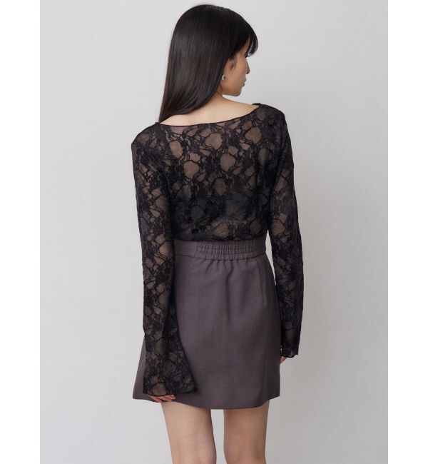 MURUA「【セットアップ対応】ラップライクミニスカート」|スカート|