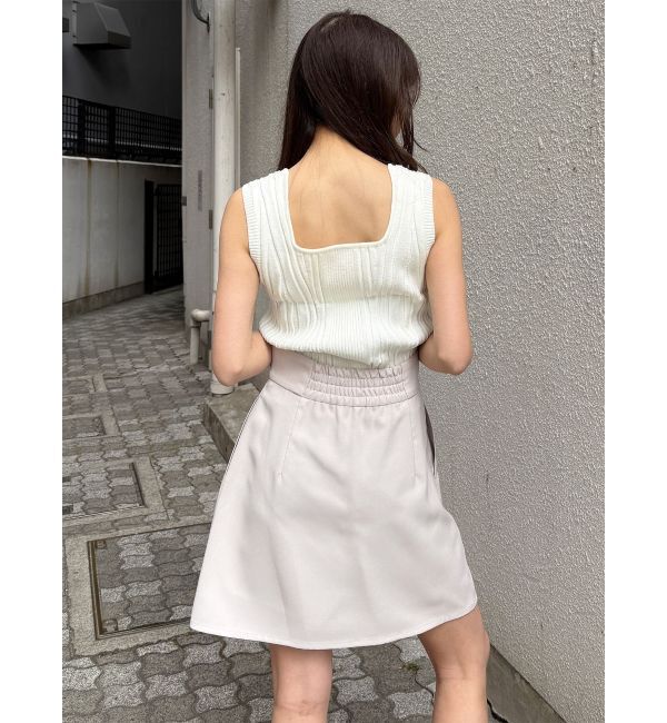 MURUA「【セットアップ対応】ラップライクミニスカート」|スカート|