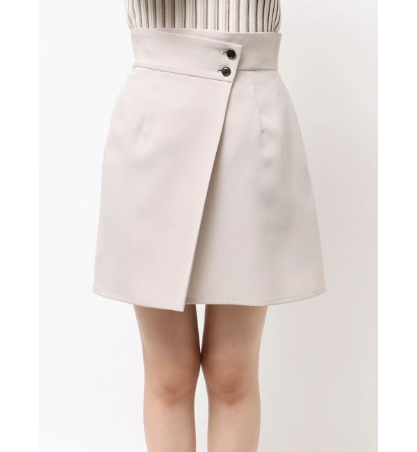 MURUA「【セットアップ対応】ラップライクミニスカート」|スカート|