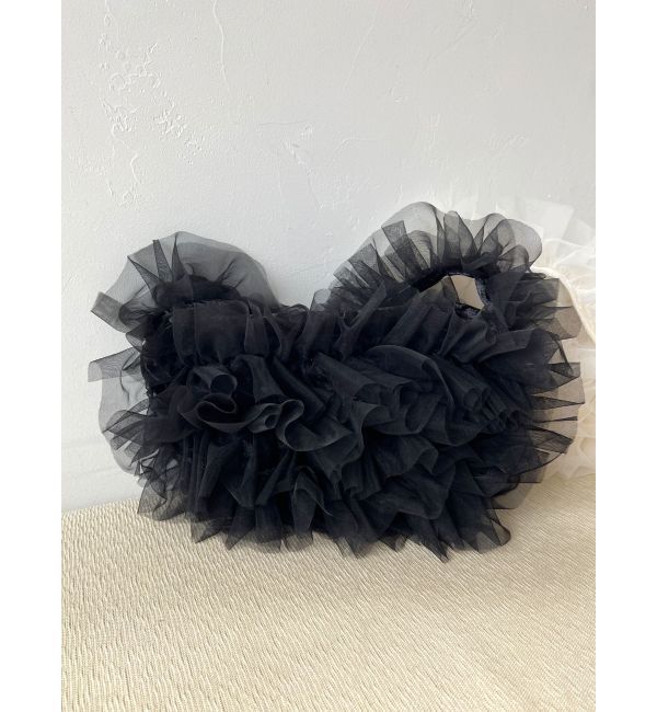 Ungrid「チュールコンビベロアショルダーバッグ」|ショルダー・メッセンジャー|