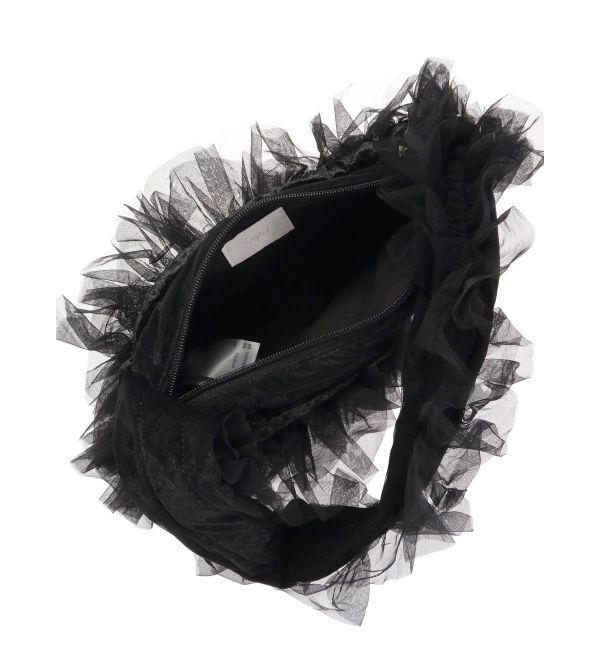 Ungrid「チュールコンビベロアショルダーバッグ」|ショルダー・メッセンジャー|