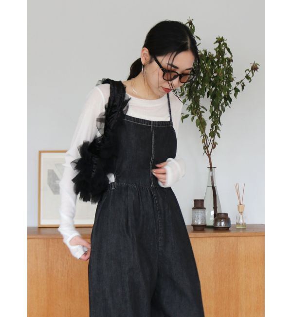 Ungrid「チュールコンビベロアショルダーバッグ」|ショルダー・メッセンジャー|