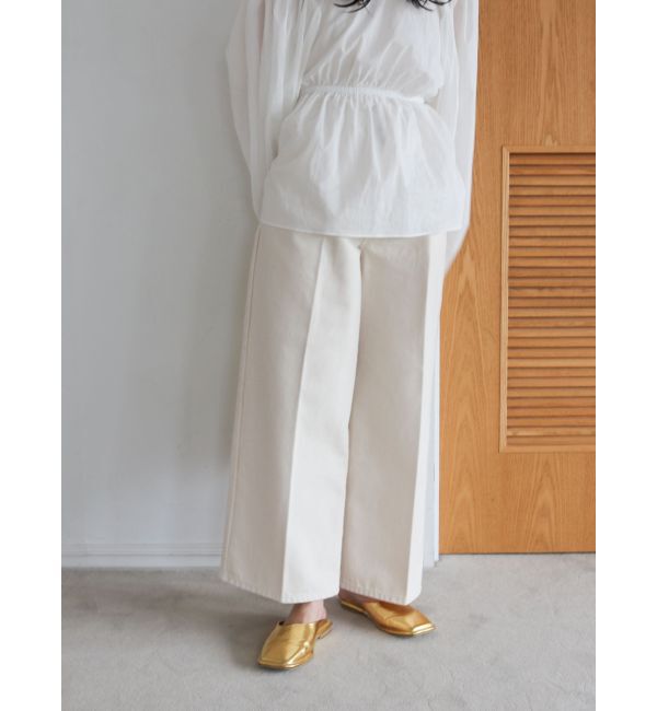 Ungrid「タックルーズデニム」|デニム|