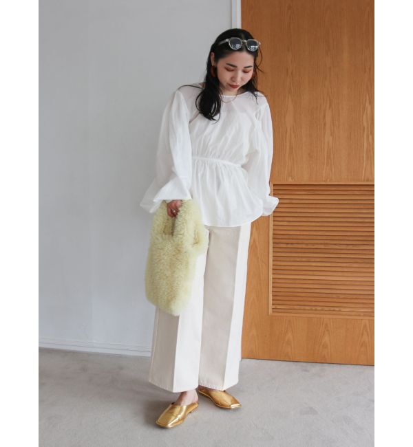 Ungrid「タックルーズデニム」|デニム|