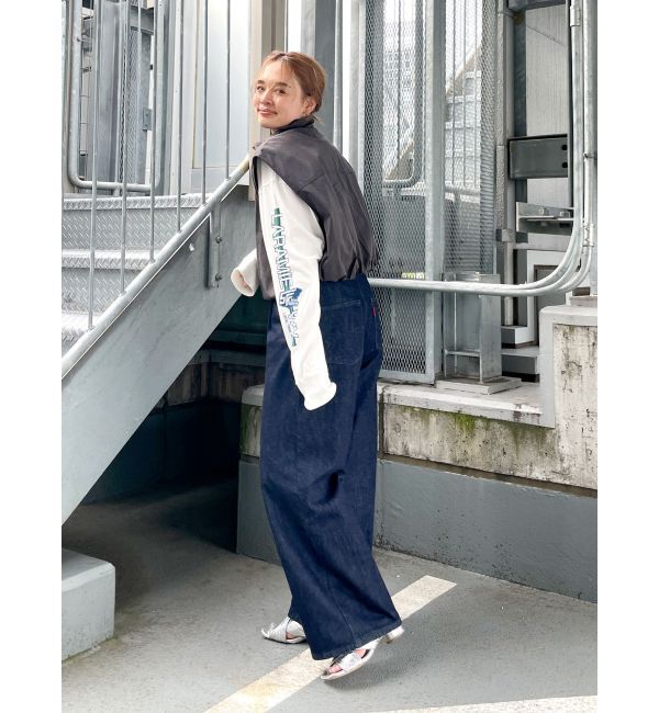 Ungrid「タックルーズデニム」|デニム|