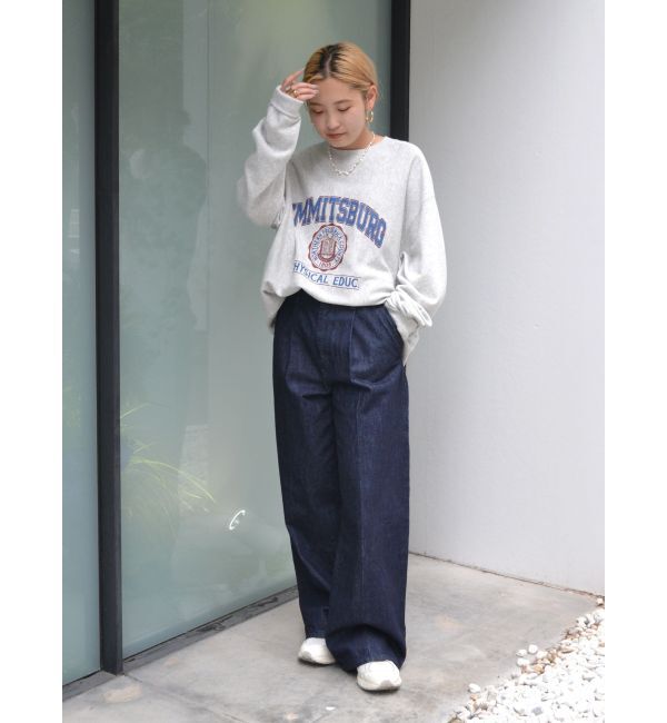 Ungrid「タックルーズデニム」|デニム|