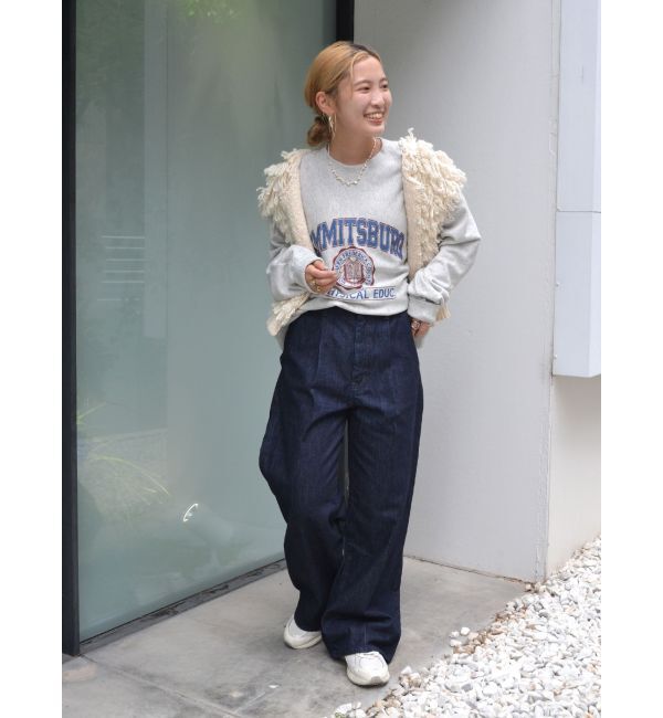 Ungrid「タックルーズデニム」|デニム|