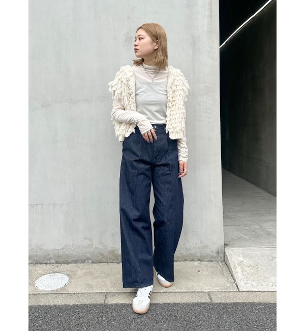 Ungrid「タックルーズデニム」|デニム|