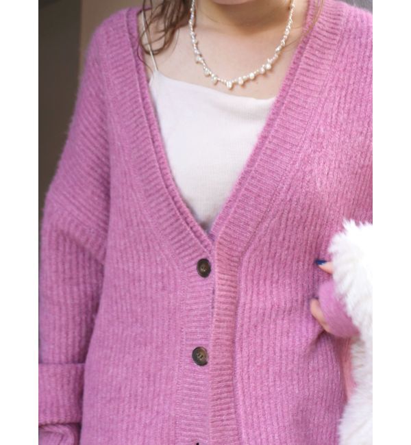 Ungrid「ミドル丈ニットカーデ」|カーディガン|