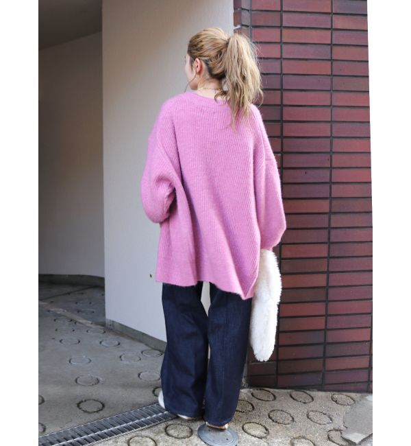 Ungrid「ミドル丈ニットカーデ」|カーディガン|