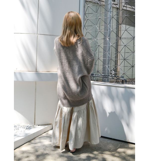 Ungrid「ミドル丈ニットカーデ」|カーディガン|