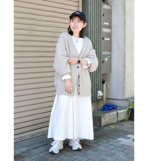 Ungrid「ミドル丈ニットカーデ」|カーディガン|
