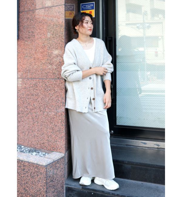 Ungrid「ミドル丈ニットカーデ」|カーディガン|