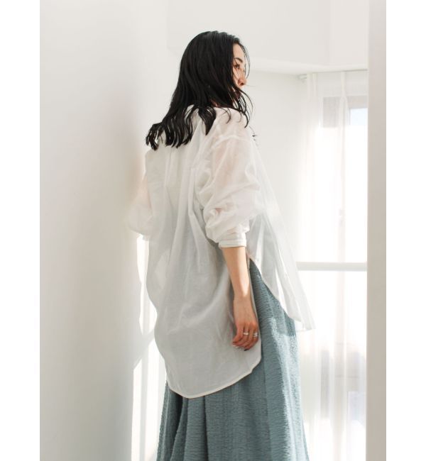 Ungrid「シアールーズシャツ」|スカート|