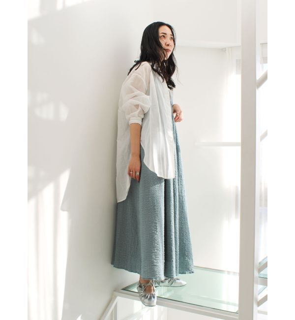 Ungrid「シアールーズシャツ」|スカート|