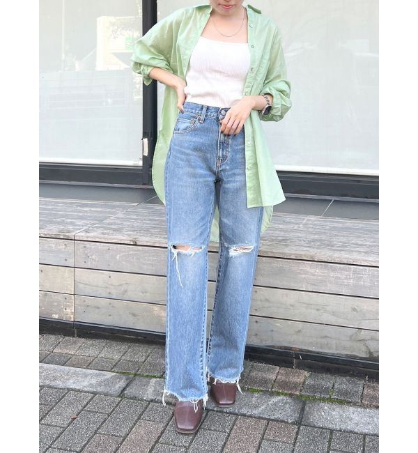 Ungrid「シアールーズシャツ」|スカート|