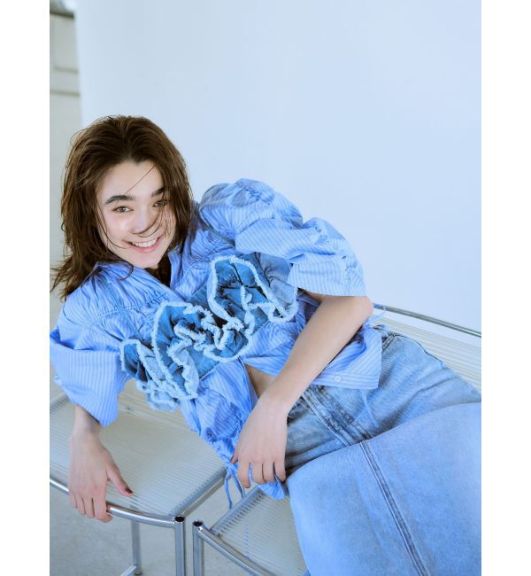 Ungrid「ポケットリメイクデニムロングスカート」|スカート|