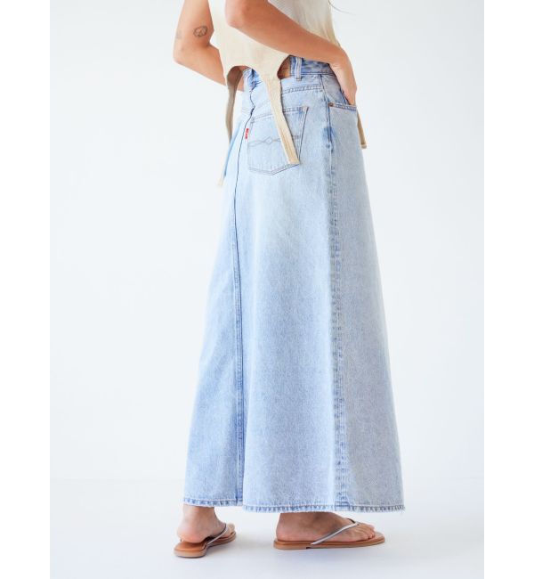 Ungrid「ポケットリメイクデニムロングスカート」|スカート|