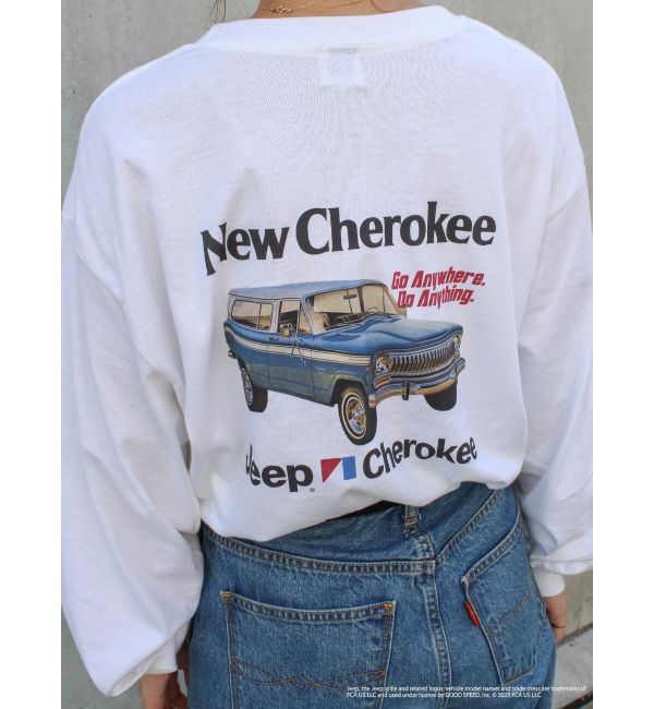 Ungrid「Jeep?ロゴロングスリーブTee」|Tシャツ・カットソー|