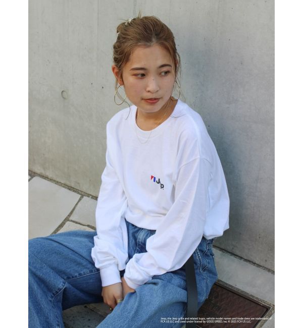 Ungrid「Jeep?ロゴロングスリーブTee」|Tシャツ・カットソー|