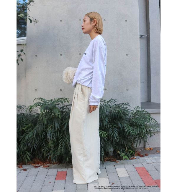 Ungrid「Jeep?ロゴロングスリーブTee」|Tシャツ・カットソー|