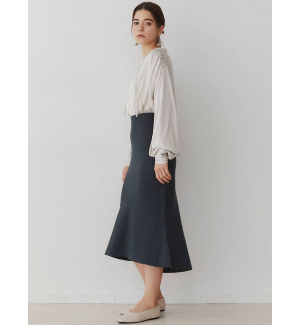 LAGUNAMOON「アシンメトリーヘムニットスカート」|スカート|