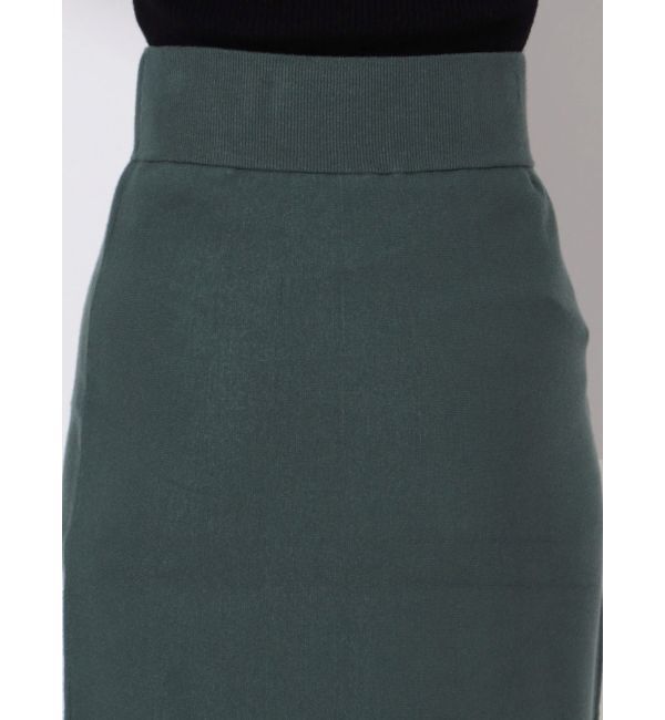 LAGUNAMOON「アシンメトリーヘムニットスカート」|スカート|