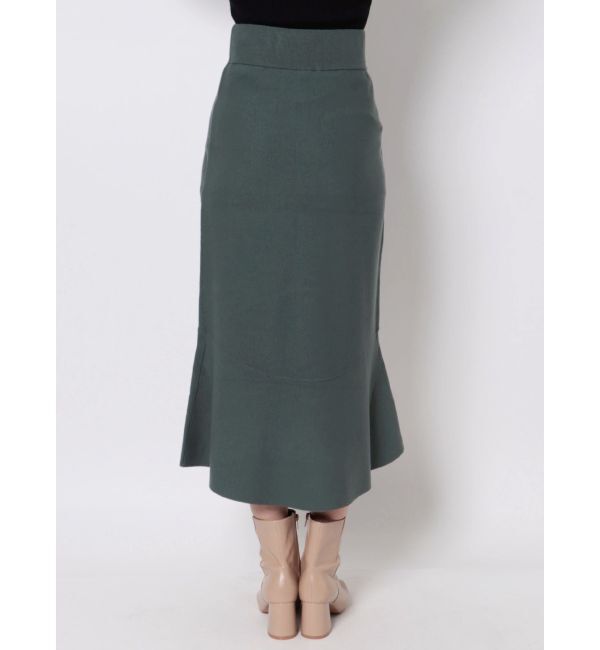 LAGUNAMOON「アシンメトリーヘムニットスカート」|スカート|