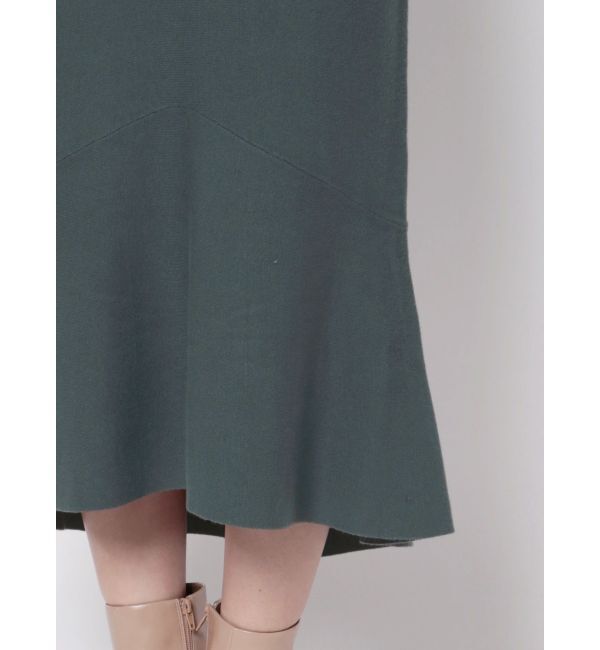 LAGUNAMOON「アシンメトリーヘムニットスカート」|スカート|