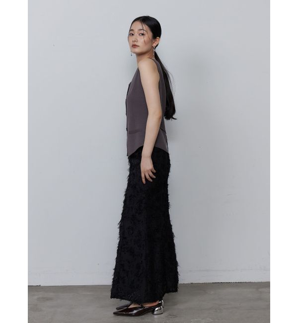 LAGUNAMOON「カットジャガードナロースカート」|スカート|