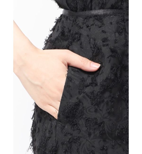 LAGUNAMOON「カットジャガードナロースカート」|スカート|