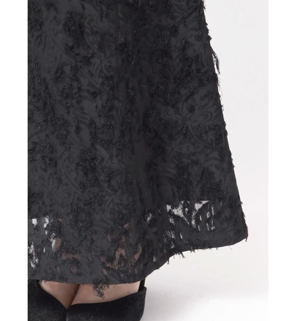 LAGUNAMOON「カットジャガードナロースカート」|スカート|