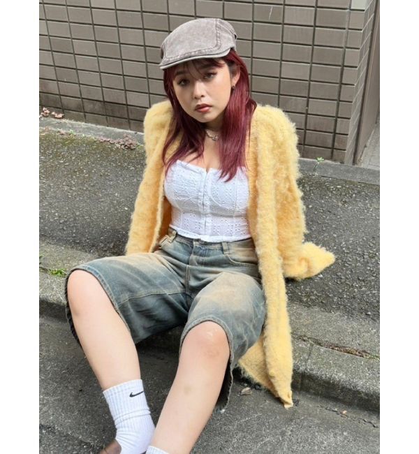 EVRIS「【WEB限定】ソフトシャギーニットカーディガン」|カーディガン|