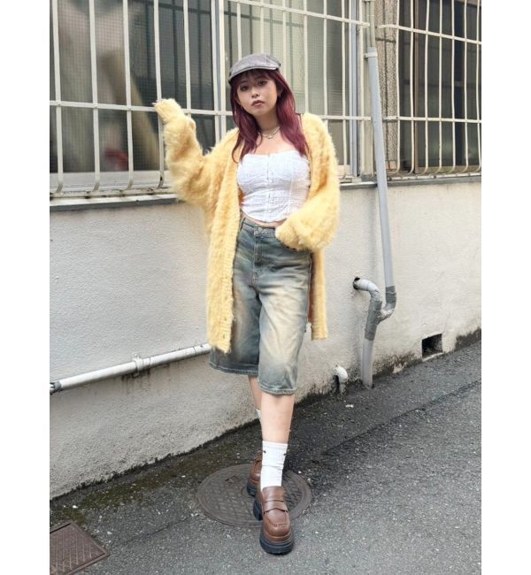 EVRIS「【WEB限定】ソフトシャギーニットカーディガン」|カーディガン|