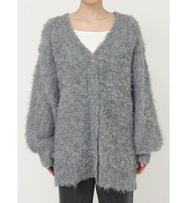 EVRIS「【WEB限定】ソフトシャギーニットカーディガン」|カーディガン|