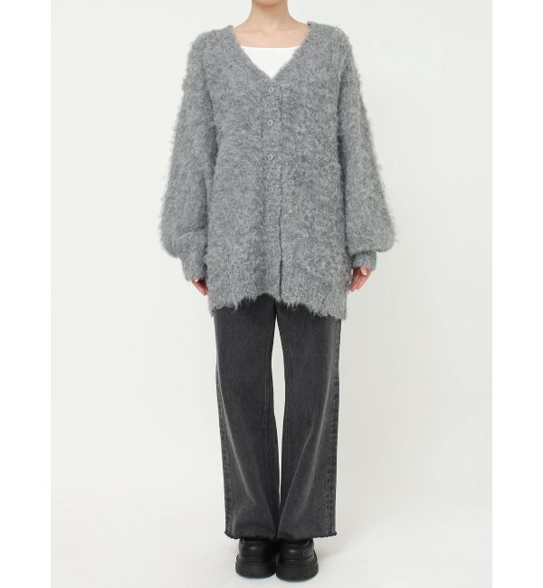 EVRIS「【WEB限定】ソフトシャギーニットカーディガン」|カーディガン|