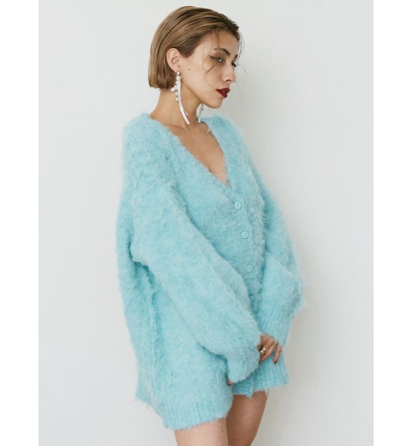 EVRIS「【WEB限定】ソフトシャギーニットカーディガン」|カーディガン|