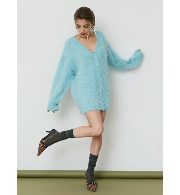 EVRIS「【WEB限定】ソフトシャギーニットカーディガン」|カーディガン|